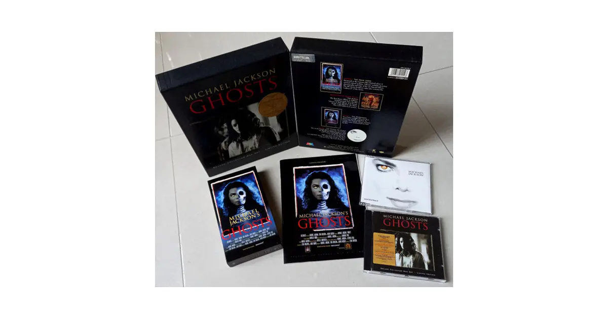 マイケルジャクソンGHOSTS デラックスコレクターボックスセット初回生産限定版 初回生産限定】マイケルジャクソン GHOSTS コレクターズBOX VHS他