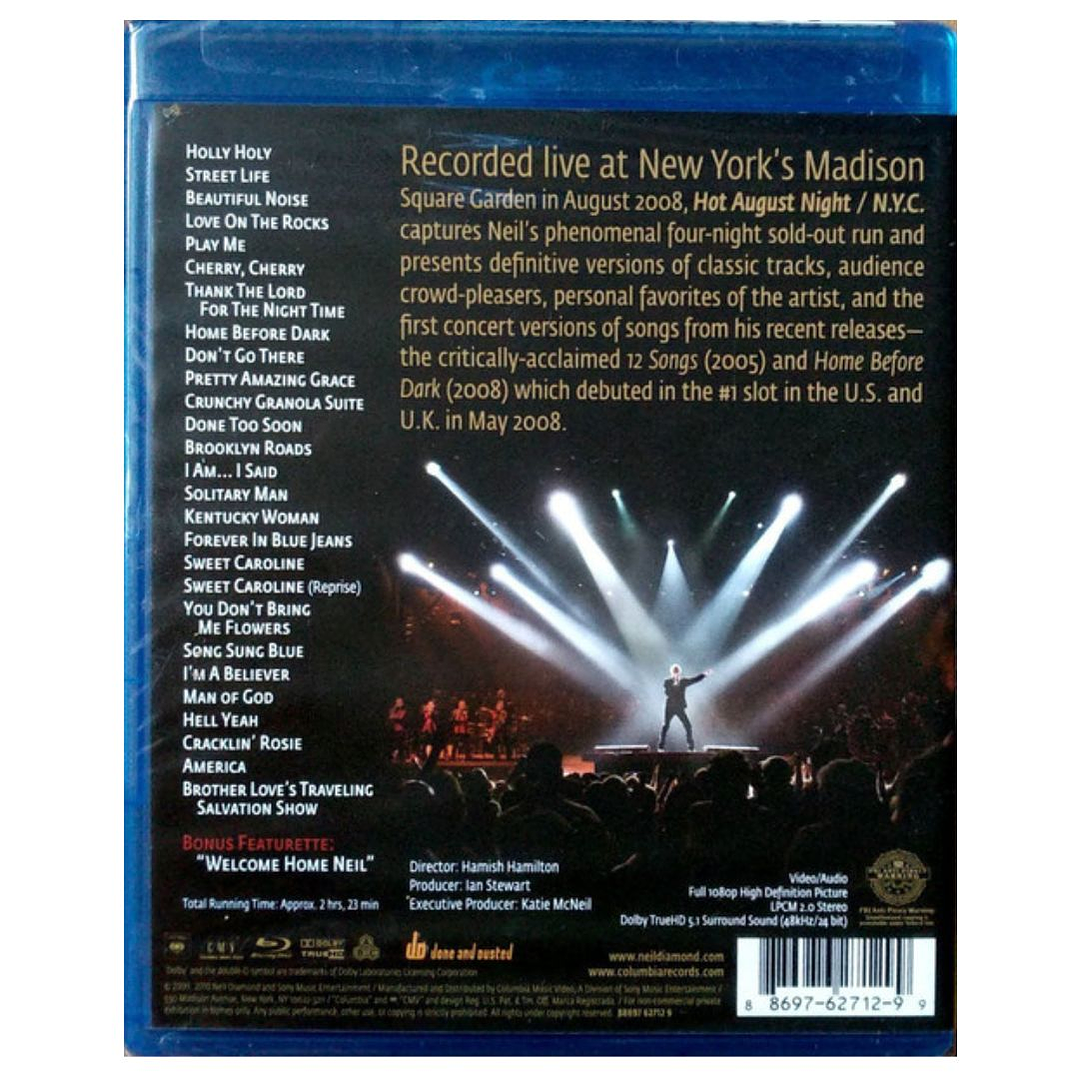 NEIL DIAMOND - HOT AUGUST NIGHT NYC / BLU-RAY 2
