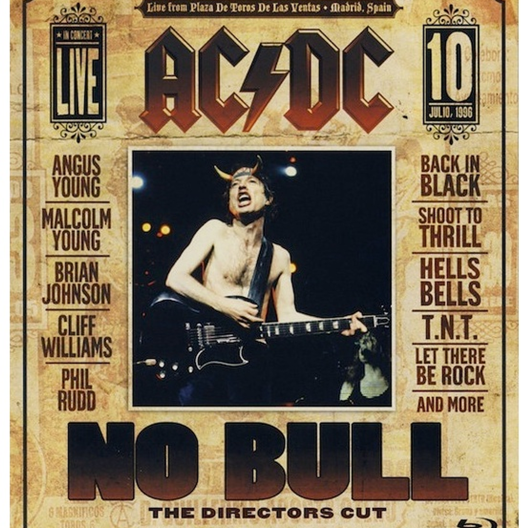 AC/DC - NO BULL (DIRECTOR'S CUT) / BLU-RAY USADO 1