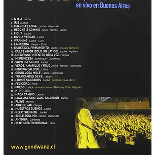 GONDWANA - EN VIVO EN BUENOS AIRES / DVD USADO