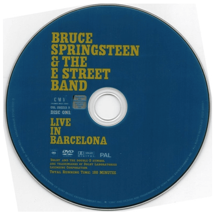 BRUCE SPRINGSTEEN - LIVE IN BARCELONA (2DVD) / DVD USADO 3