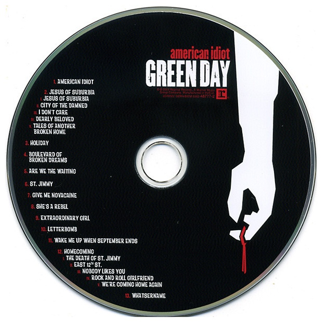 GREEN DAY - AMERICAN IDIOT / CD USADO 3