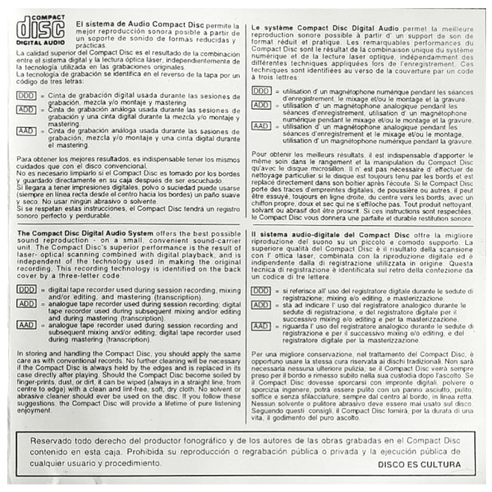 U2  - WAR  / CD USADO 5