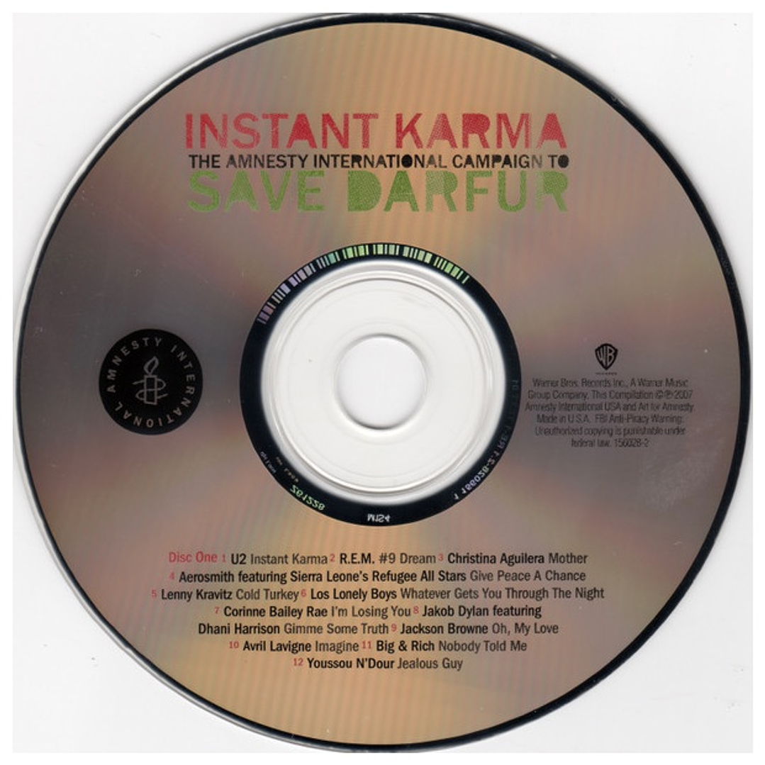 INSTANT KARMA: THE AMNESTY INTERNATIONAL CAMPAIGN TO SAVE DARFUR - VARIOUS (2CD) (USA 2007) / CD USADO 6