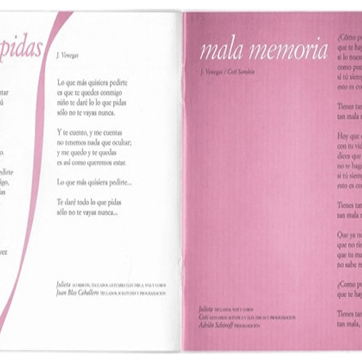 JULIETA VENEGAS  - SÍ  / CD USADO 8