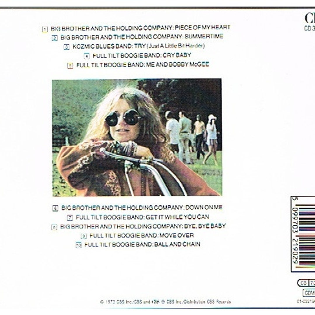 JANIS JOPLIN  - GREATEST HITS (AUSTRIA 1973)  / CD USADO 2