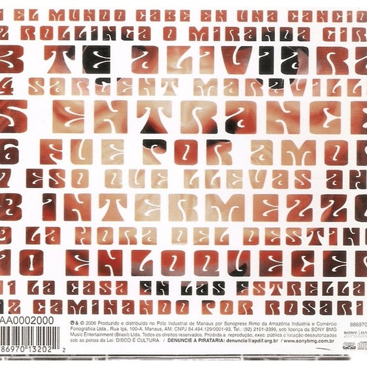 FITO PÁEZ  - EL MUNDO CABE EN UNA CANCION  / CD USADO 2