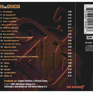 TIRO DE GRACIA - SER HUMANO!! (MADE IN USA 1997) / CD USADO