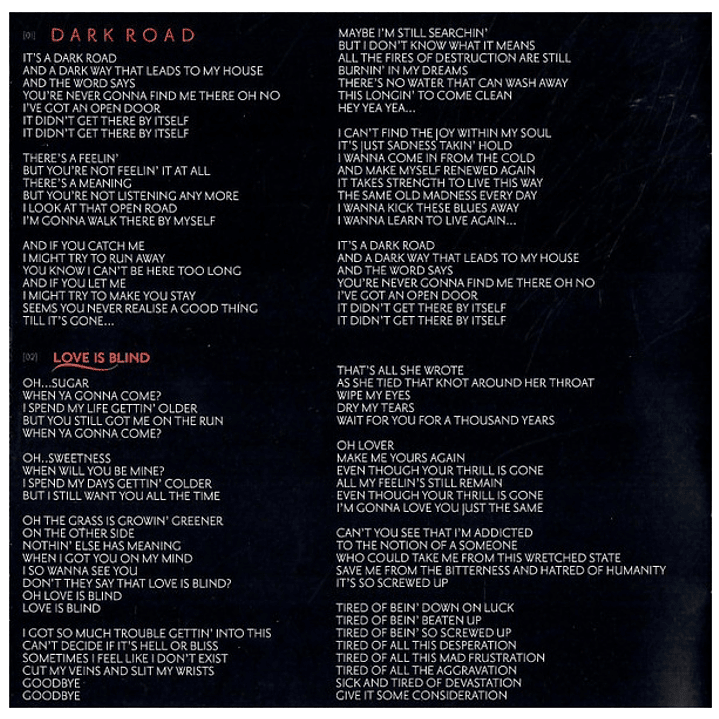 ANNIE LENNOX  - SONGS OF MASS DESTRUCTION  / CD USADO 5