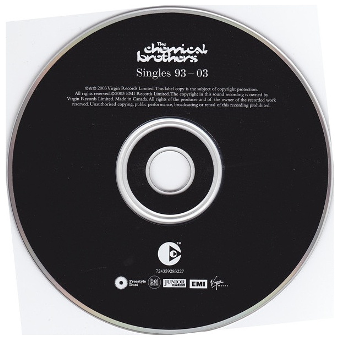 THE CHEMICAL BROTHERS  - SINGLES 93-03  / CD USADO 3
