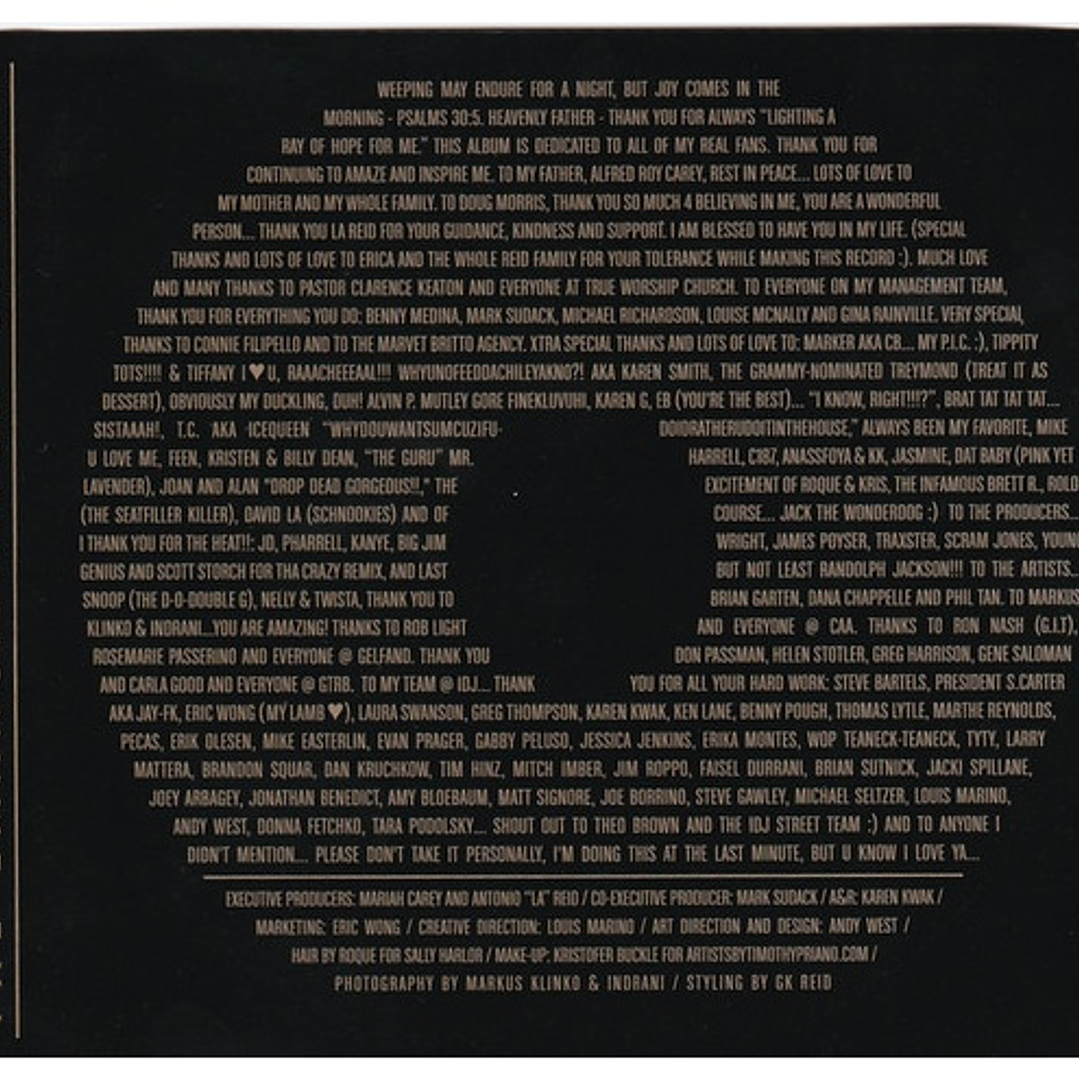 MARIAH CAREY  - THE EMANCIPATION OF MIMI  / CD USADO 4