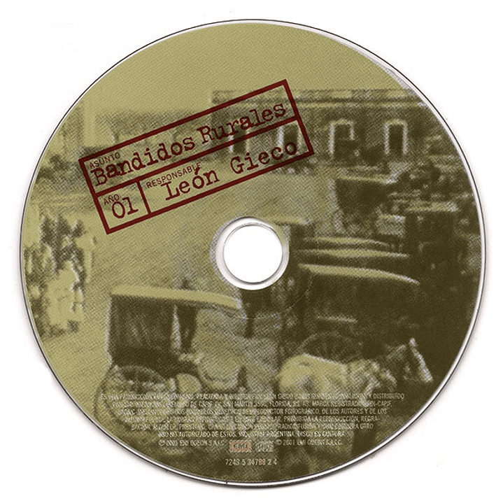 LEÓN GIECO  - BANDIDOS RURALES  / CD USADO 3