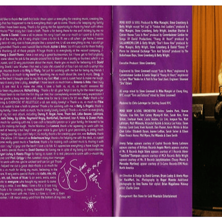 JOSS STONE  - MIND BODY & SOUL  / CD USADO 9