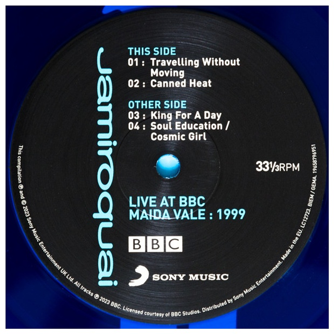 JAMIROQUAI - LIVE AT MAIDA VALE (BLUE VINYL) EP / VINILO 3