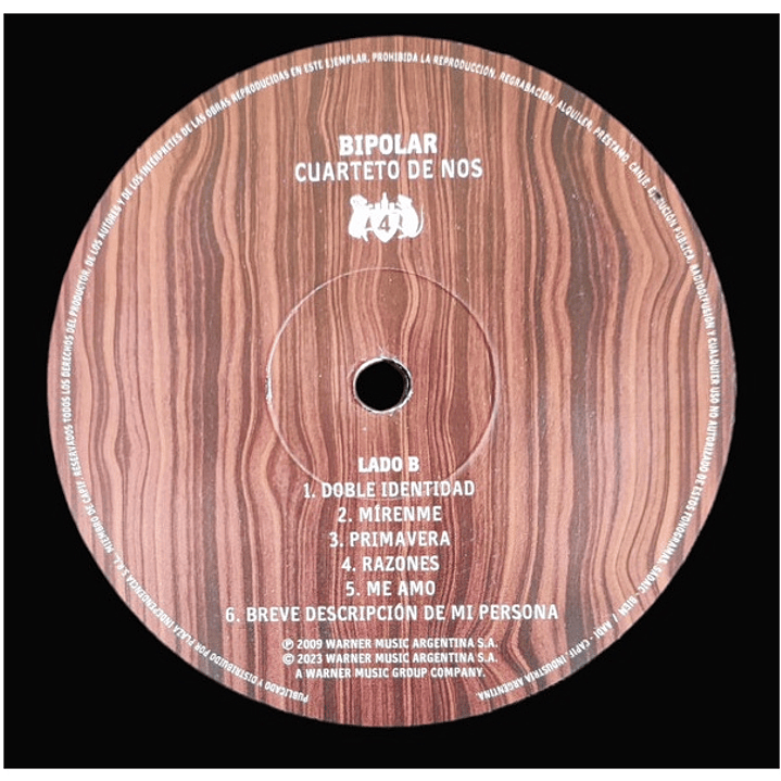 CUARTETO DE NOS - BIPOLAR / VINILO 4