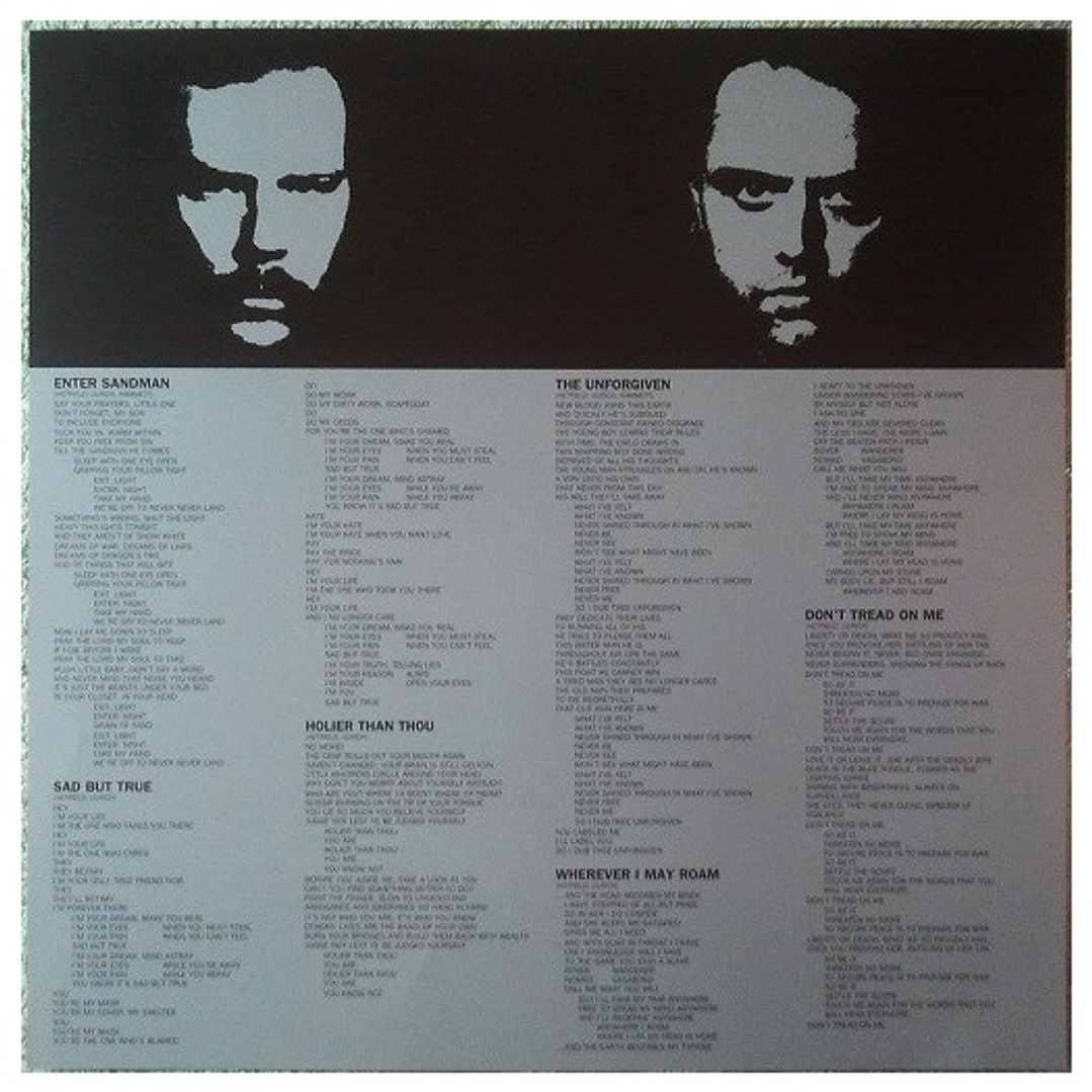 METALLICA - METALLICA (BLACK ALBUM) (2LP) / VINILO 7