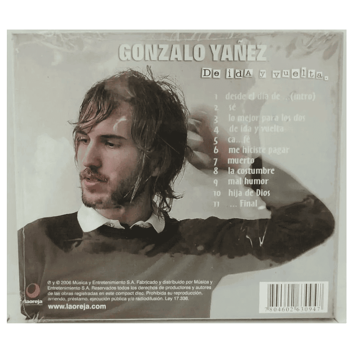 GONZALO YAÑEZ - DE IDA Y VUELTA (DIGIPACK) / CD 2