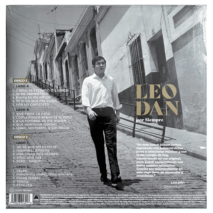 LEO DAN - POR SIEMPRE: MIS PRIMEROS EXITOS (2LP) / VINILO 2