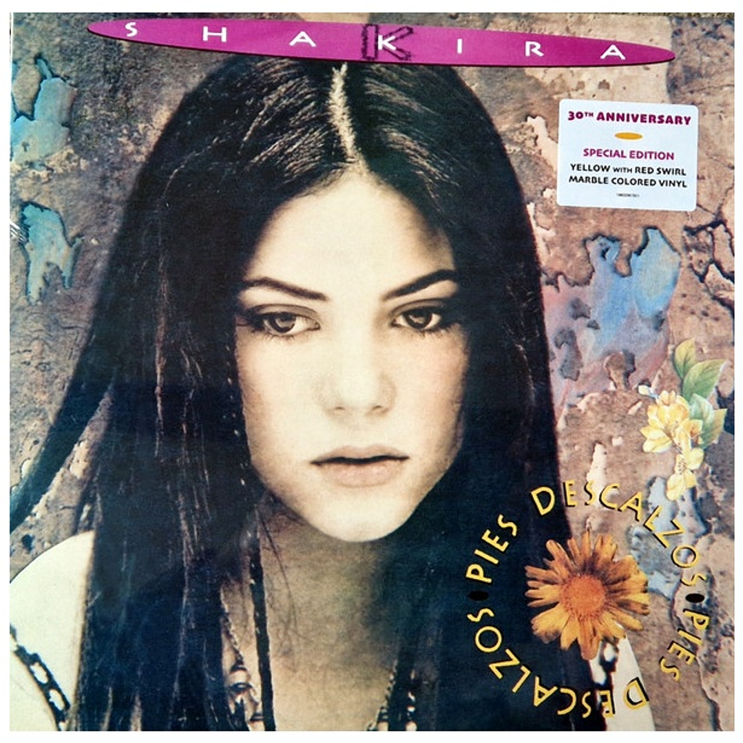 SHAKIRA - PIES DESCALZOS (30TH ANNIVERSARY YELLOW RED VINYL) / VINILO 2
