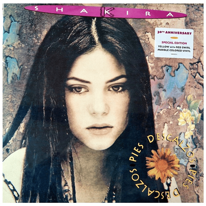 SHAKIRA - PIES DESCALZOS (30TH ANNIVERSARY YELLOW RED VINYL) / VINILO 2