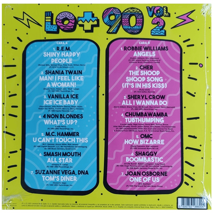 LO + 90  - VOL. 2 - VARIOUS  / VINILO 2