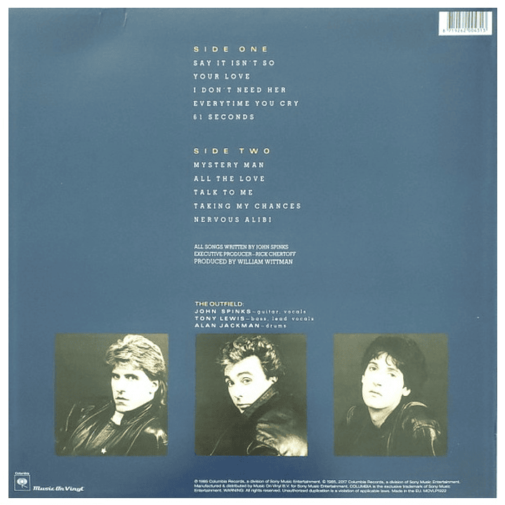 OUTFIELD - PLAY DEEP / VINILO 2