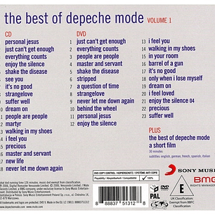 DEPECHE MODE - BEST OF DEPECHE MODE (CD+DVD) / CD