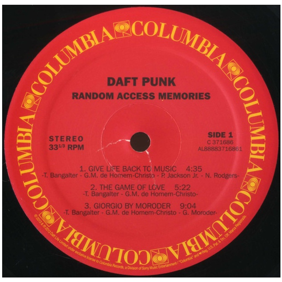 DAFT PUNK - RANDOM ACCESS MEMORIES (2LP) / VINILO 5