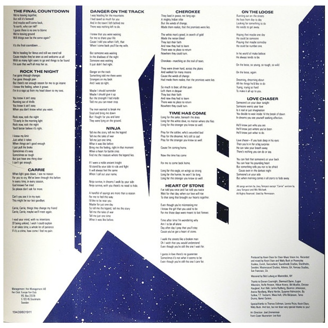 EUROPE - THE FINAL COUNTDOWN (PURPLE VINYL) / VINILO 4