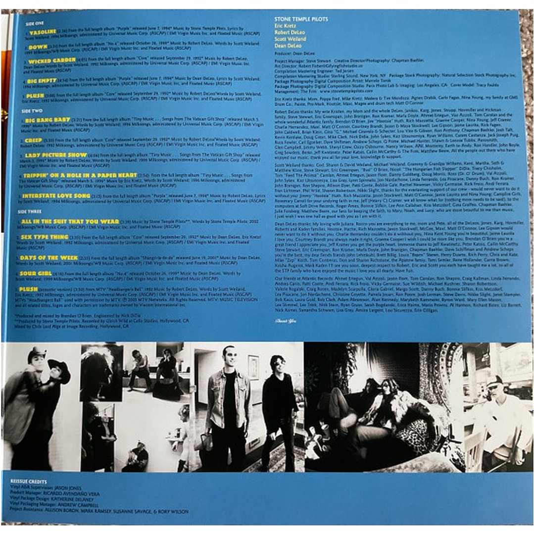 STONE TEMPLE PILOTS - THANK YOU: GREATEST HITS (2LP) / VINILO 3