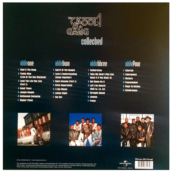KOOL & THE GANG - COLLECTED (2LP) / VINILO 2