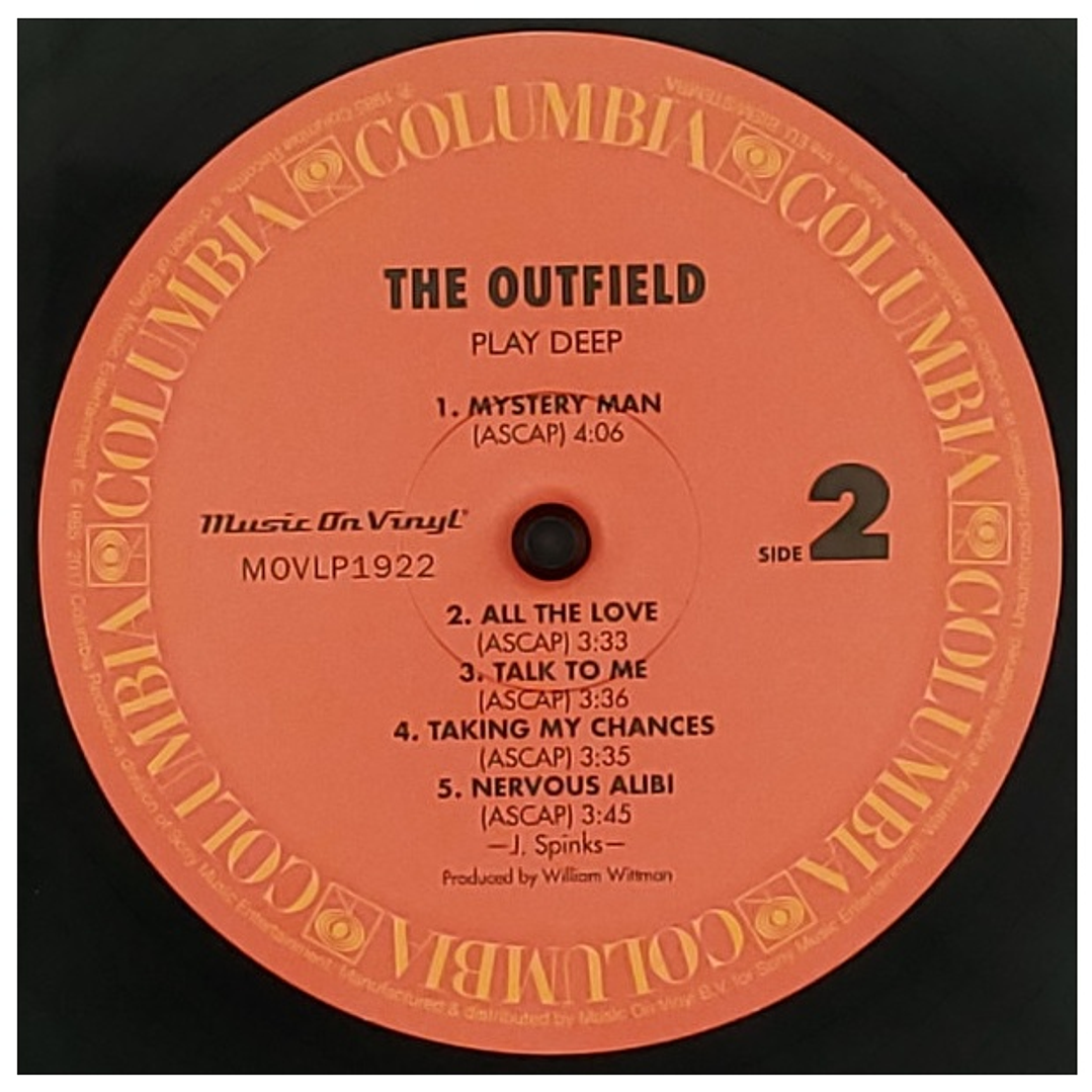 OUTFIELD - PLAY DEEP / VINILO 4