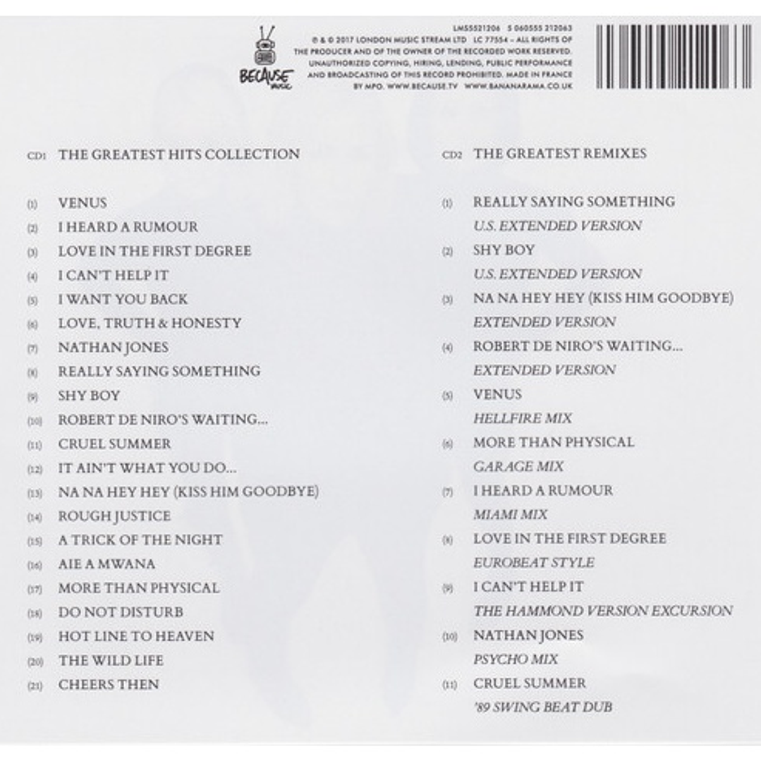 BANANARAMA - GREATEST HITS COLLECTION (2CD) / CD 4