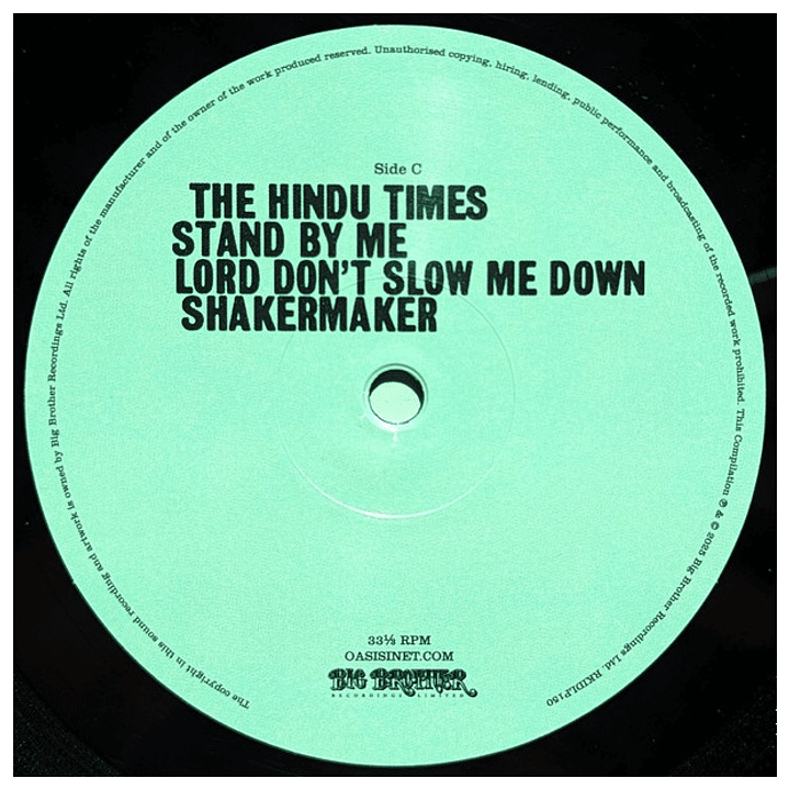 OASIS - TIME FLIES 1994-2009 (4LP) / VINILO 5