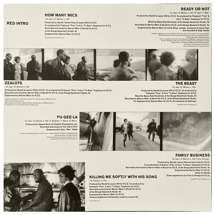 FUGEES - SCORE (2LP) / VINILO 7