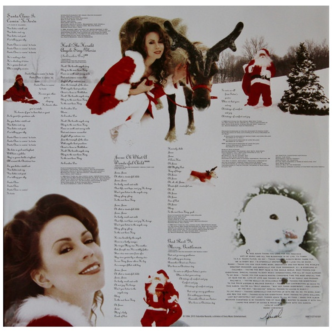 MARIAH CAREY - MERRY CHRISTMAS (ANNIVERSARY EDITION RED VINYL) / VINILO 6