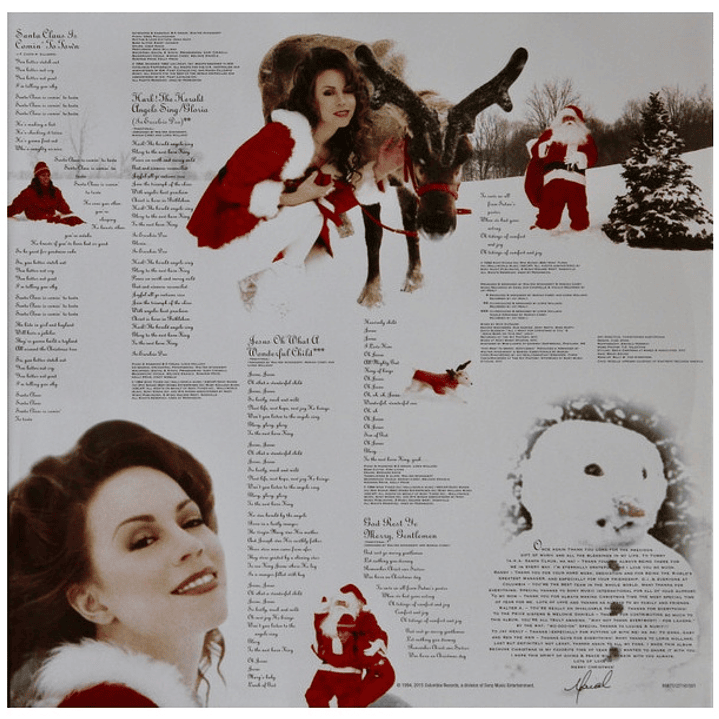 MARIAH CAREY - MERRY CHRISTMAS (ANNIVERSARY EDITION RED VINYL) / VINILO 6
