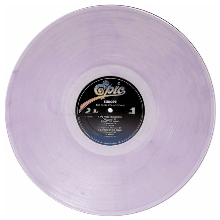 EUROPE - THE FINAL COUNTDOWN (PURPLE VINYL) / VINILO 7