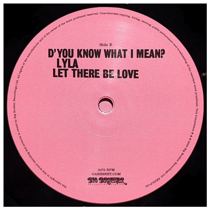 OASIS - TIME FLIES 1994-2009 (4LP) / VINILO 7