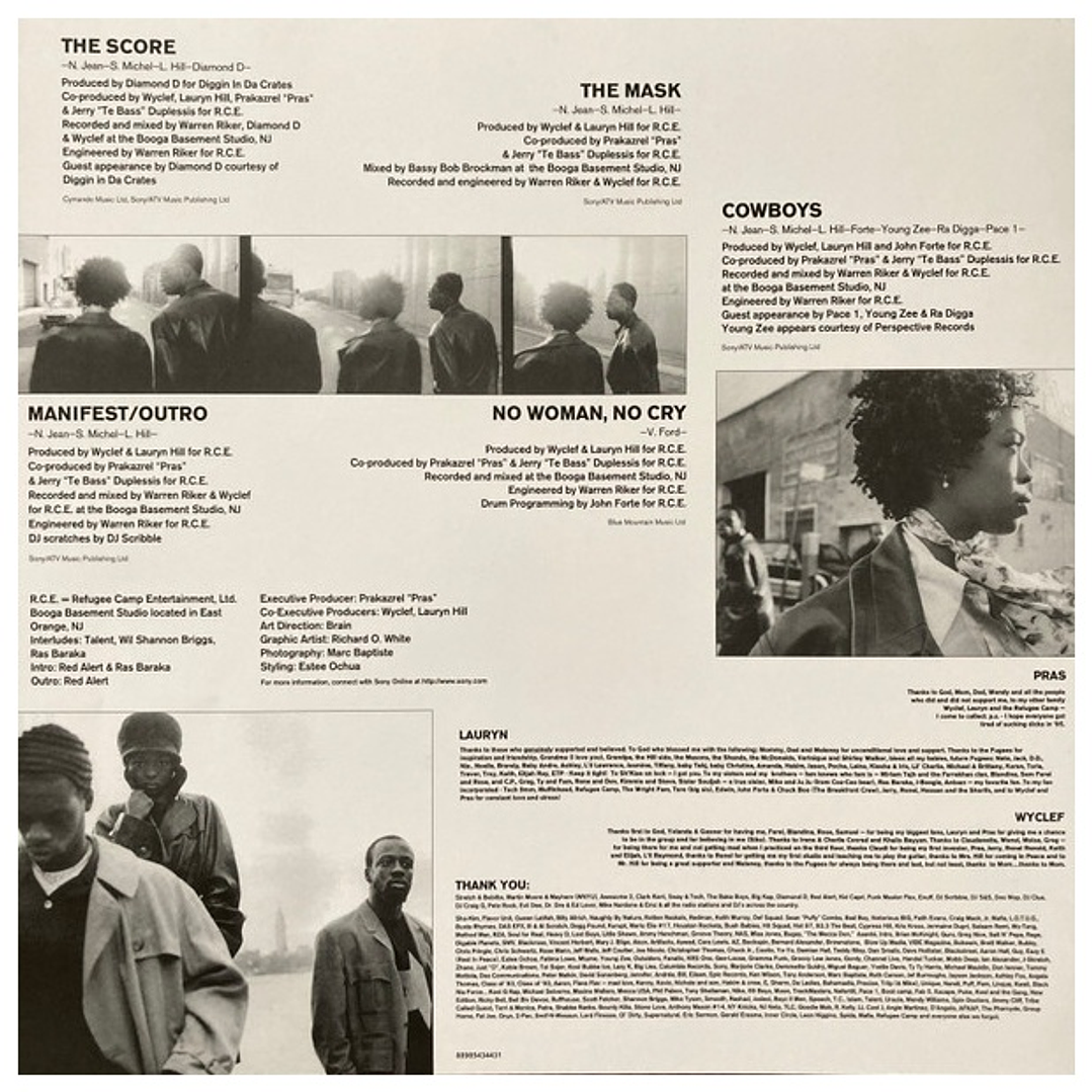 FUGEES - SCORE (2LP) / VINILO 8