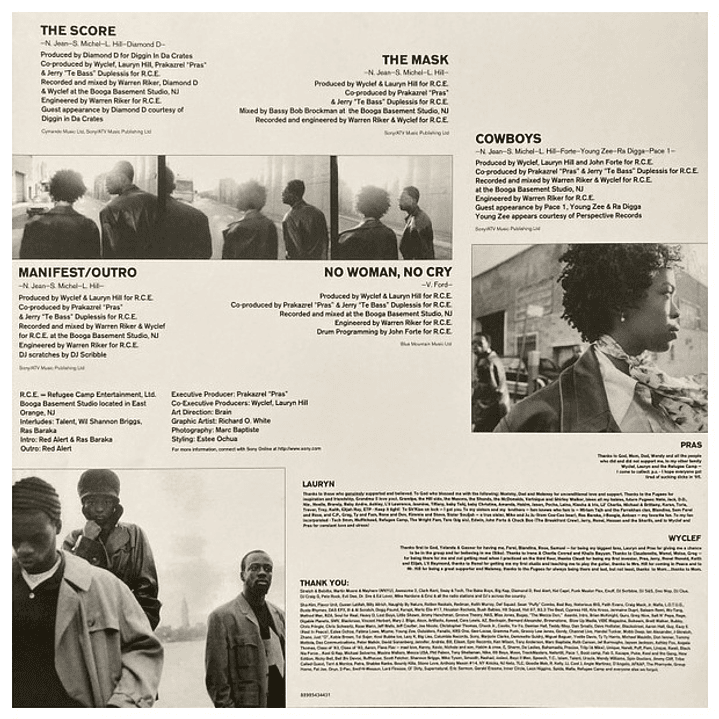 FUGEES - SCORE (2LP) / VINILO 8