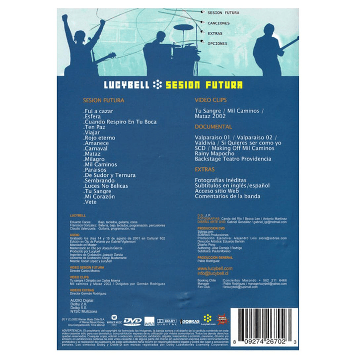 LUCYBELL - SESION FUTURA / DVD USADO 2