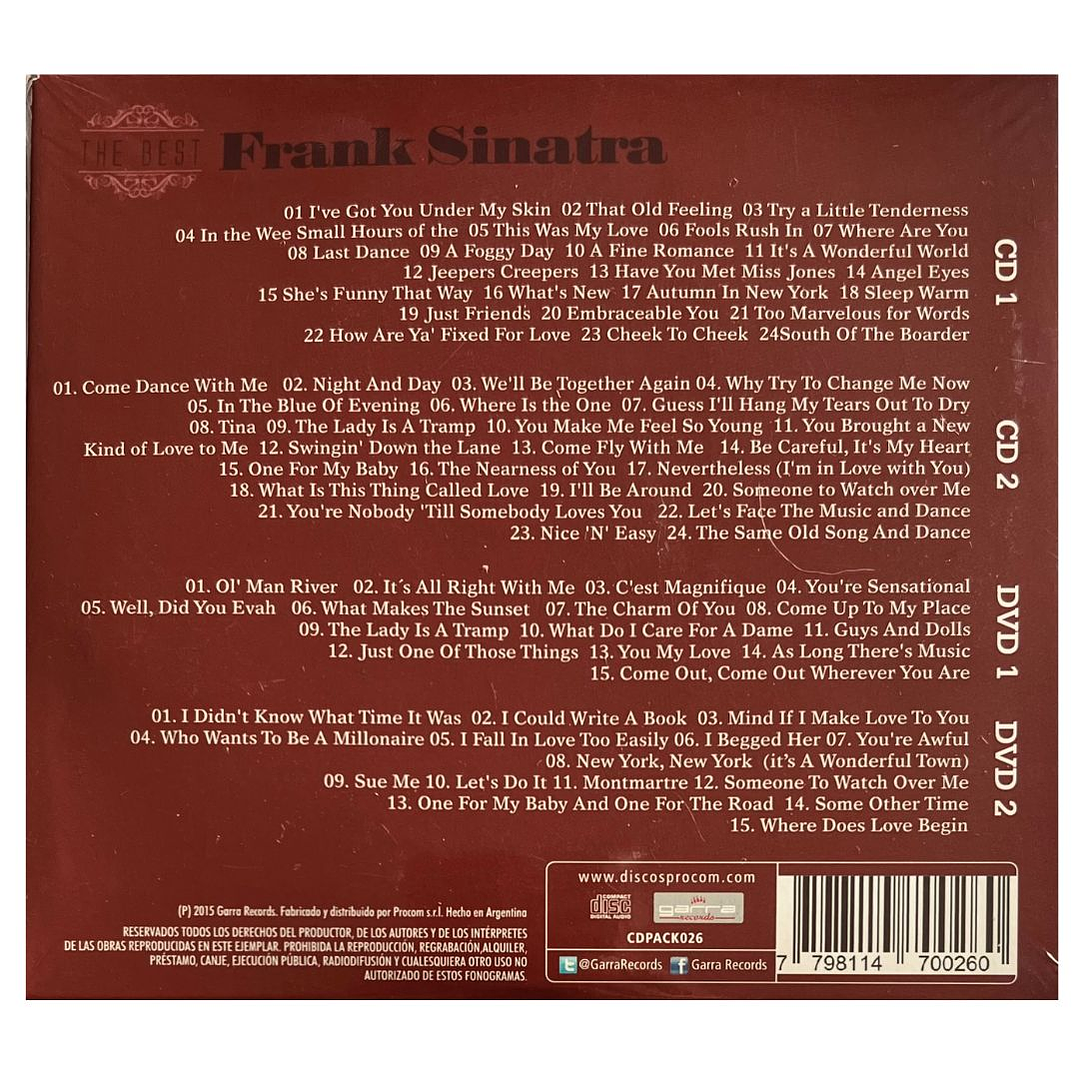 FRANK SINATRA - THE BEST (2CD+2DVD) / CD 2