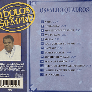 OSVALDO QUADROS - IDOLOS DE SIEMPRE / CD