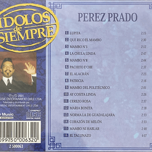 PEREZ PRADO - IDOLOS DE SIEMPRE / CD