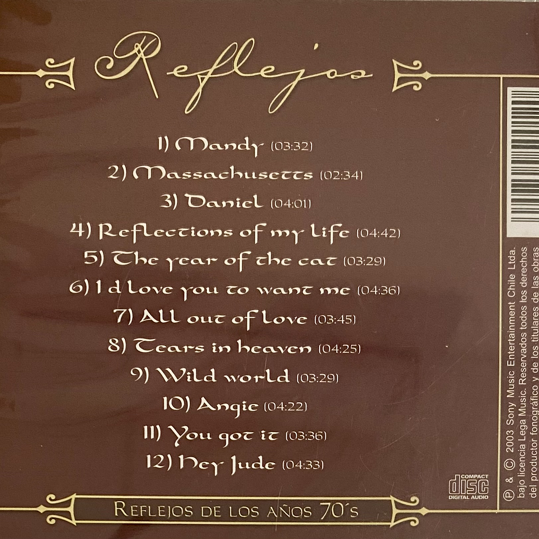 REFLEJOS DE LOS AÑOS 70'S - VARIOS / CD 2