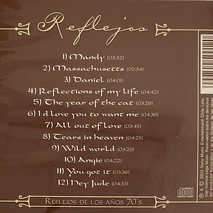 REFLEJOS DE LOS AÑOS 70'S - VARIOS / CD