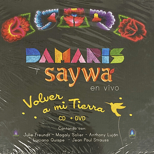 DAMARIS Y SAYWA - EN VIVO VOLVER A MI TIERRA (CD+DVD) / CD