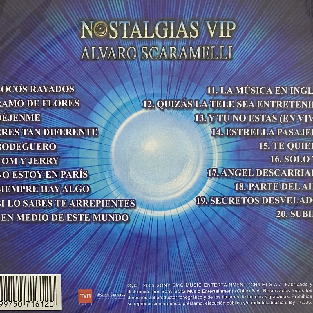 ALVARO SCARAMELLI - NOSTALGIAS VIP / CD 2