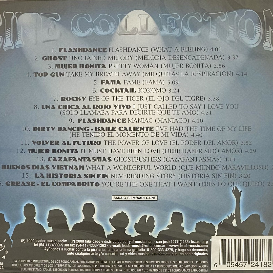 CINE COLLECTION - 16 EXITOS ESPECTACULARES / CD 2